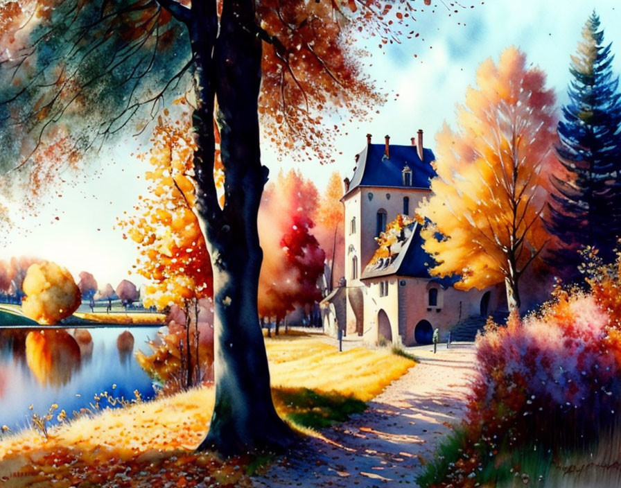 Autumn in provincial France