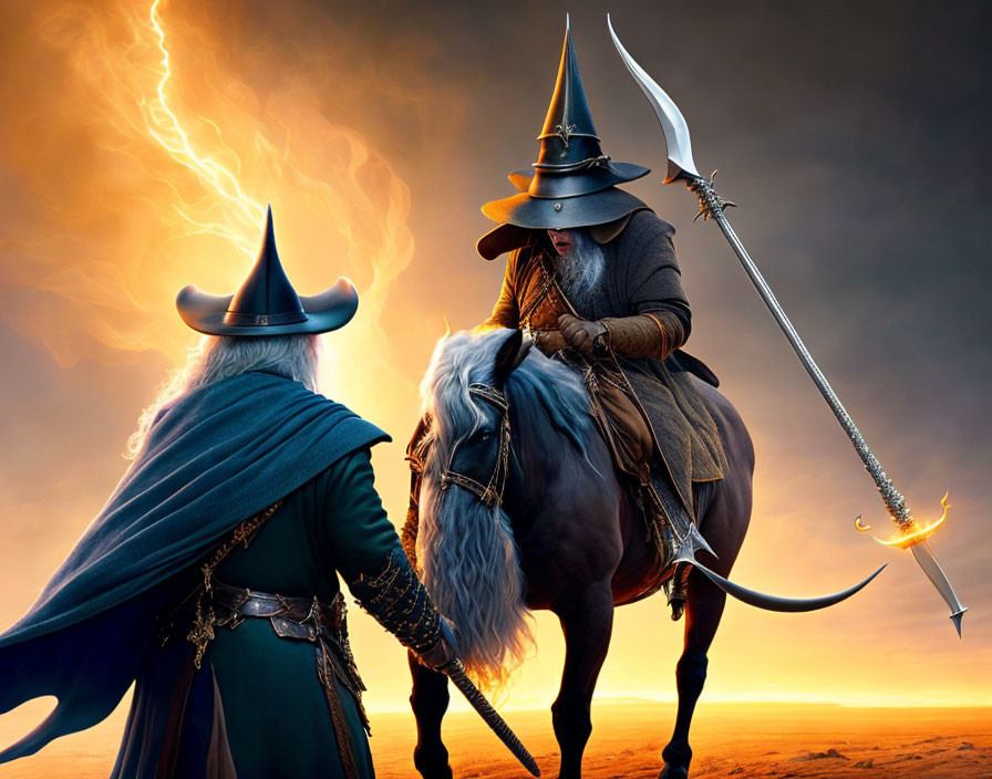 Gandalf vs Sauron