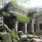 Ancient Mesoamerican Pyramids in Lush Greenery