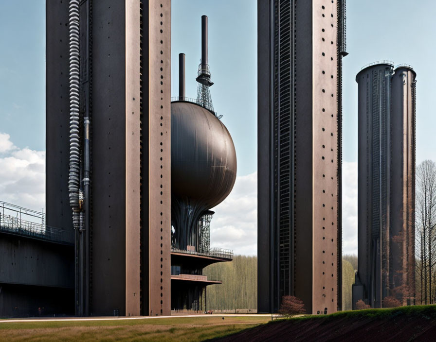 Tall Vertical Towers and Spherical Structure in Industrial Setting