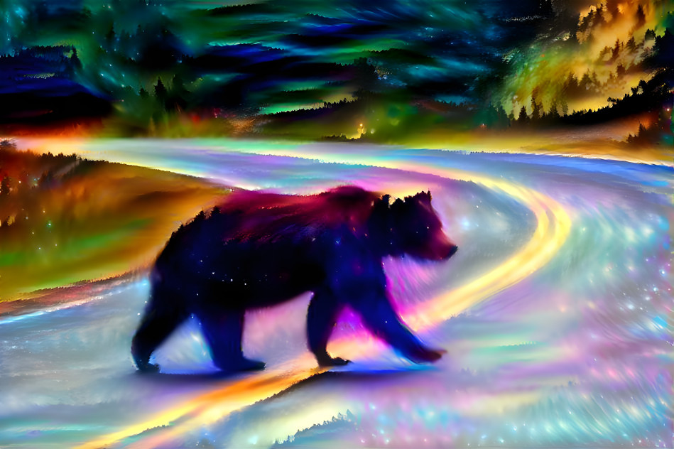 the lilac bear