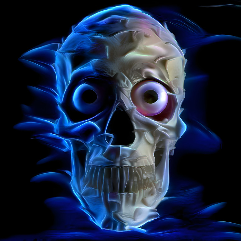 Skull blued