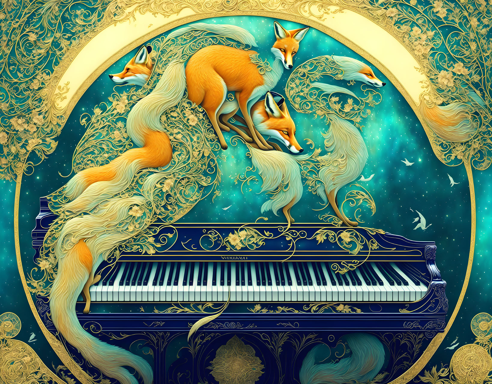 Fox Dreams of Underwater Piano