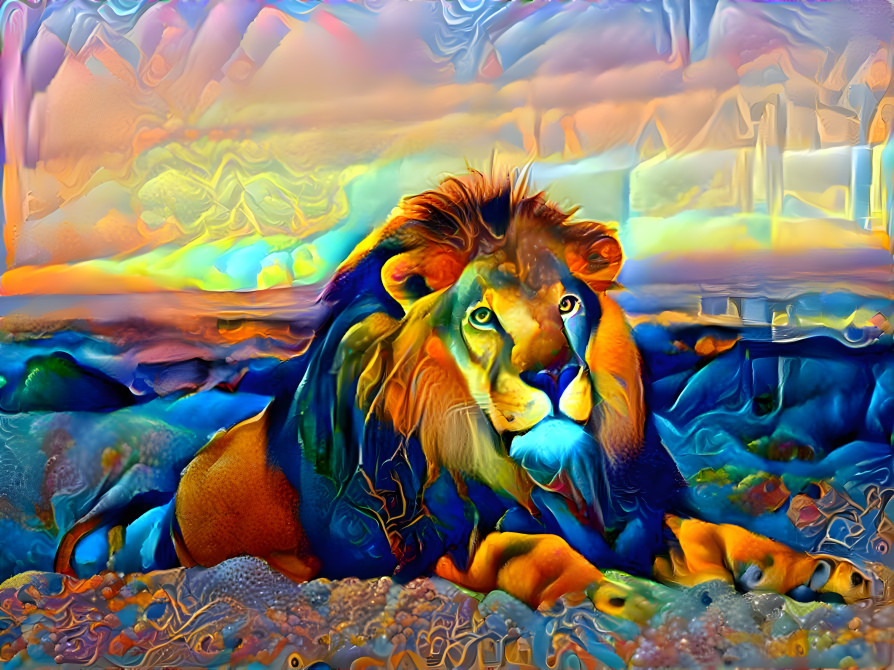 Beautiful lion