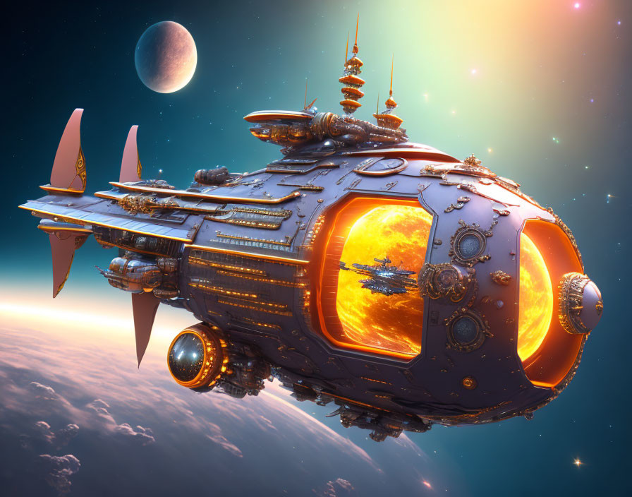 Pirate spaceship.