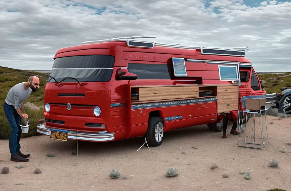 Steve Jobs and Jony Ive living the van life?