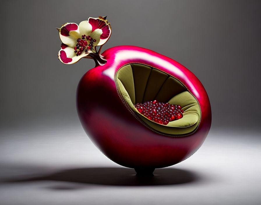 Unique Armchair Design Resembles Ripe Pomegranate