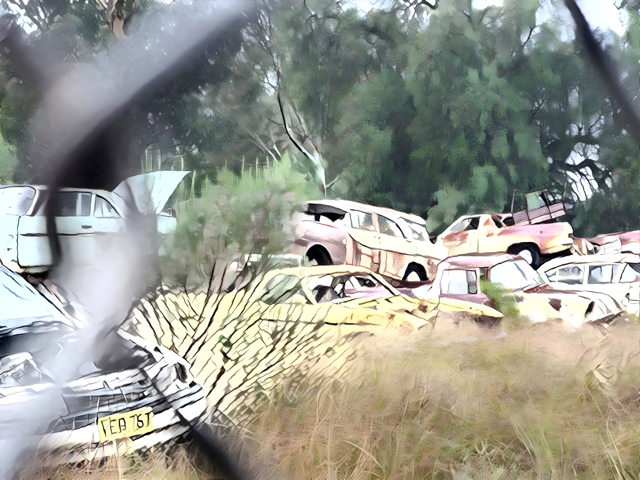 FB Holden wagon hanging out with some old friends