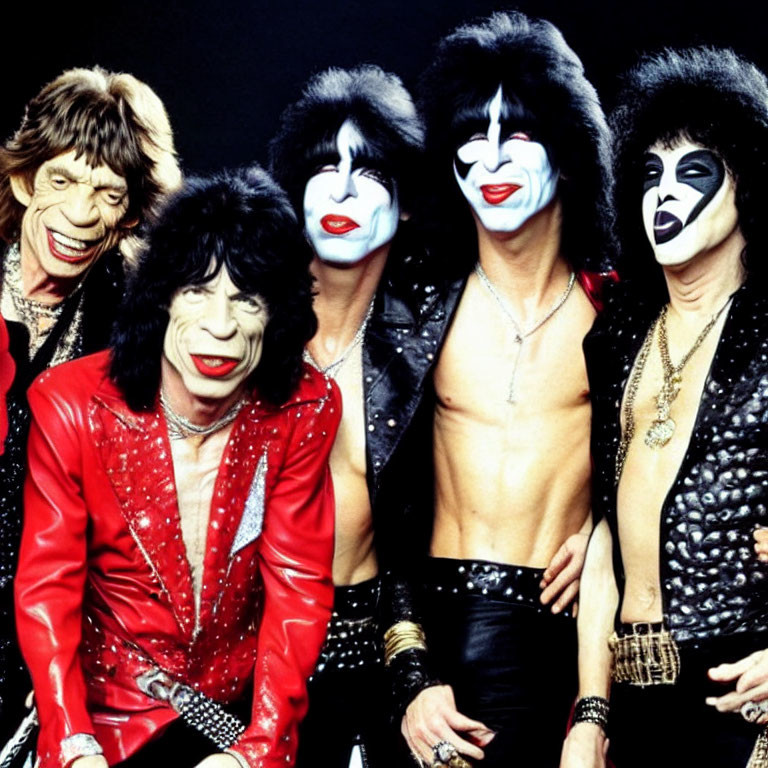 The Rolling Stones + KISS