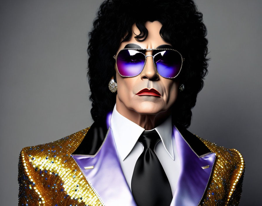 A combination of Paul Stanley and Elton John