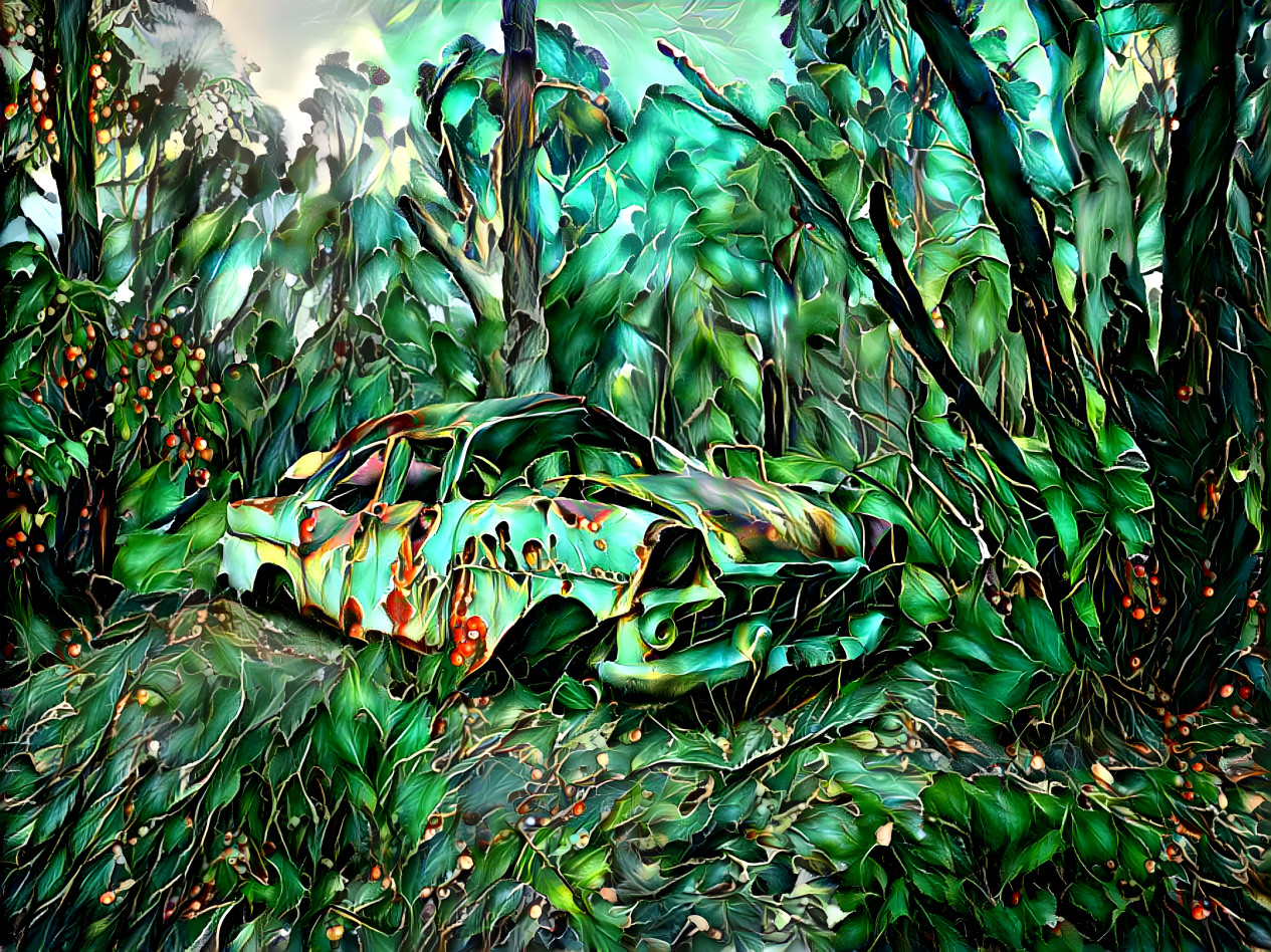 EK Holden found in the bush