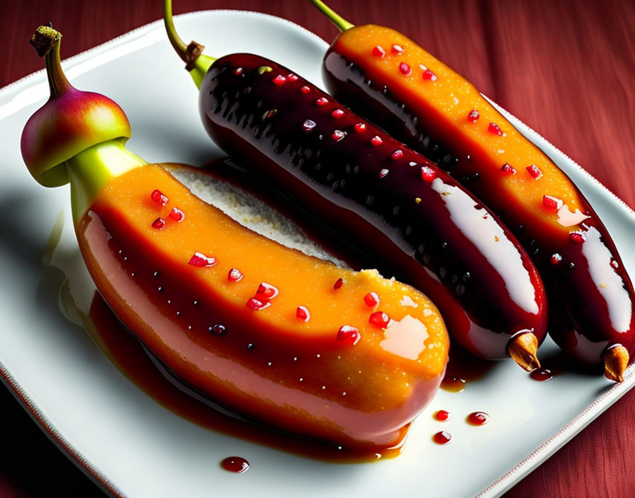 Realistic Cake Desserts Resembling Hot Dogs with Icing and Sprinkles