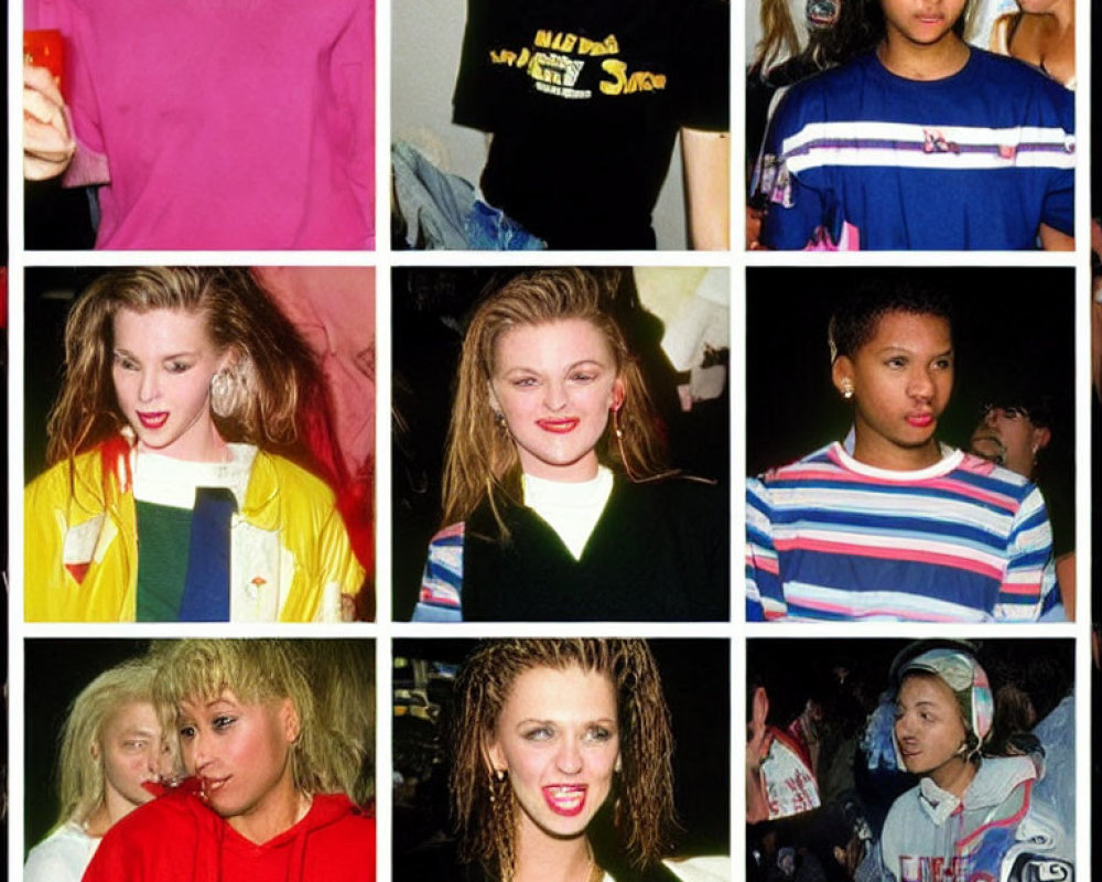 Nine Photos: Retro Fashion with Bright Colors & Bold Prints