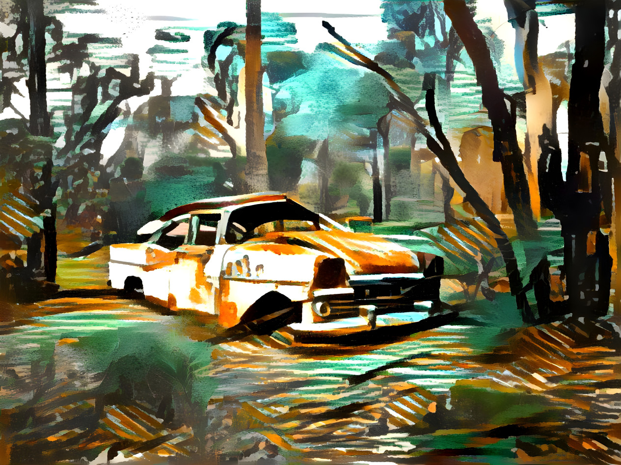 EK Holden found in the bush