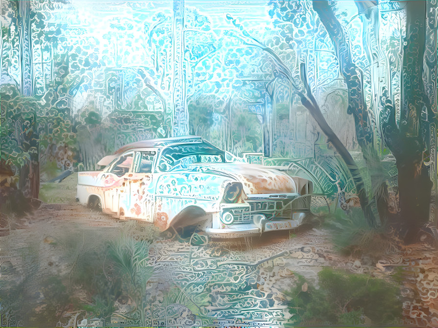 EK Holden found in the bush