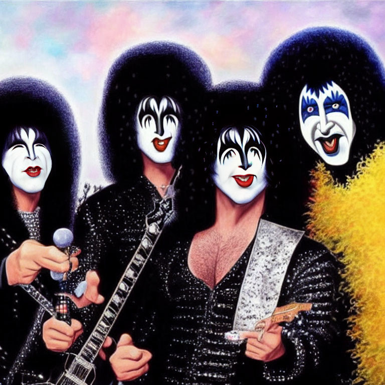 Bob Ross + KISS