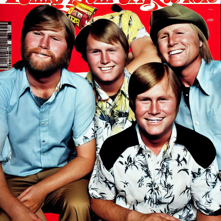 Four Men in Collared Shirts Smiling on Rolling Stone Cover