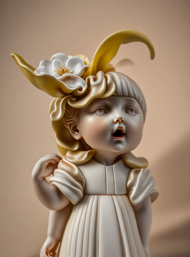 porcelain figurine, inspired by lladró