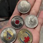 Five Ornate Round Pendants with Cityscapes, Portrait, and Floral Patterns