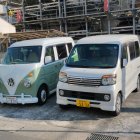 Vintage Volkswagen Buses at Vehicle Meetup