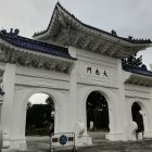 Ornate White Marble Gateway with Traditional Architecture and Construction Materials