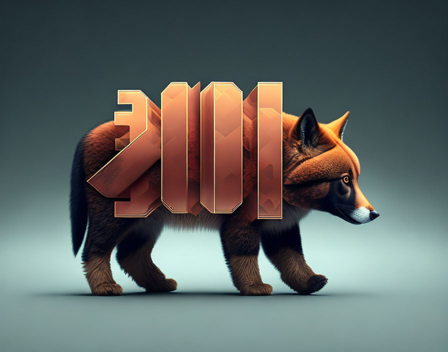 Fox Artwork: 3D "2001" Letters Integration