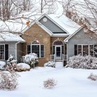 Winter Fairytale Cottage Surrounded by Snowy Trees