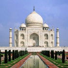 White Marble Taj Mahal: Mughal Architecture in Agra, India