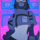 Futuristic Anime-Style Female Characters with Cybernetic Enhancements