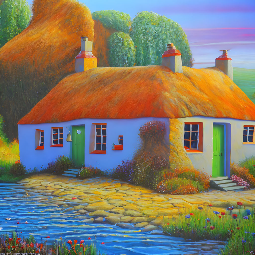 Cottage Painting