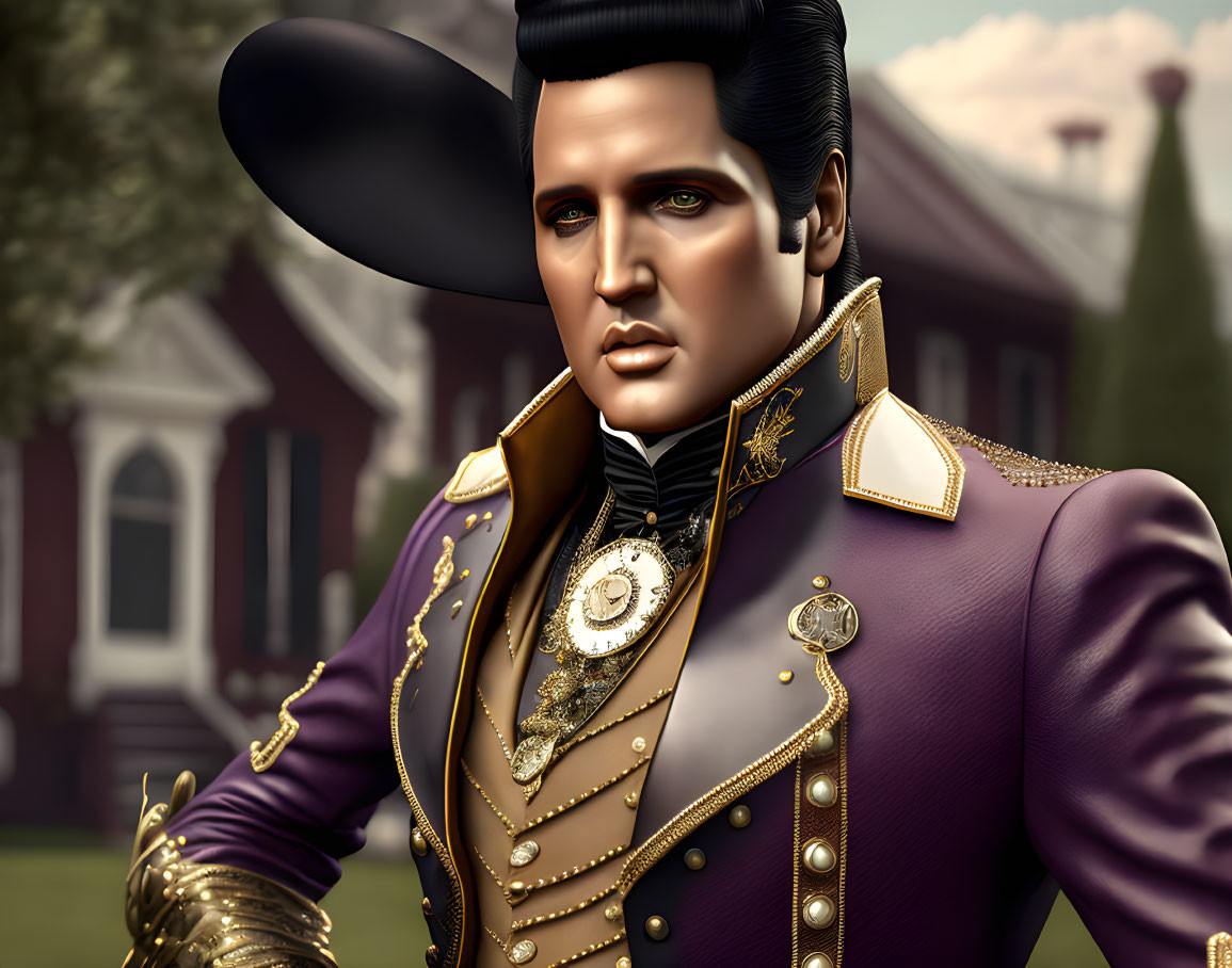 Steampunk Elvis Presley