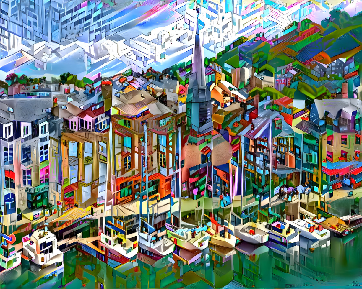 "Wibbly Wobbly Waterfront" - by Unreal.