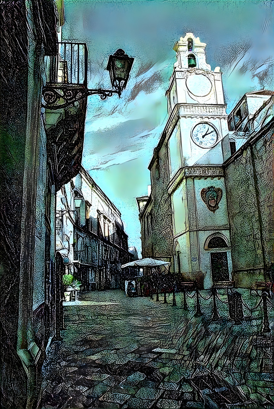 "Italian Street" - by Unreal from own photo.