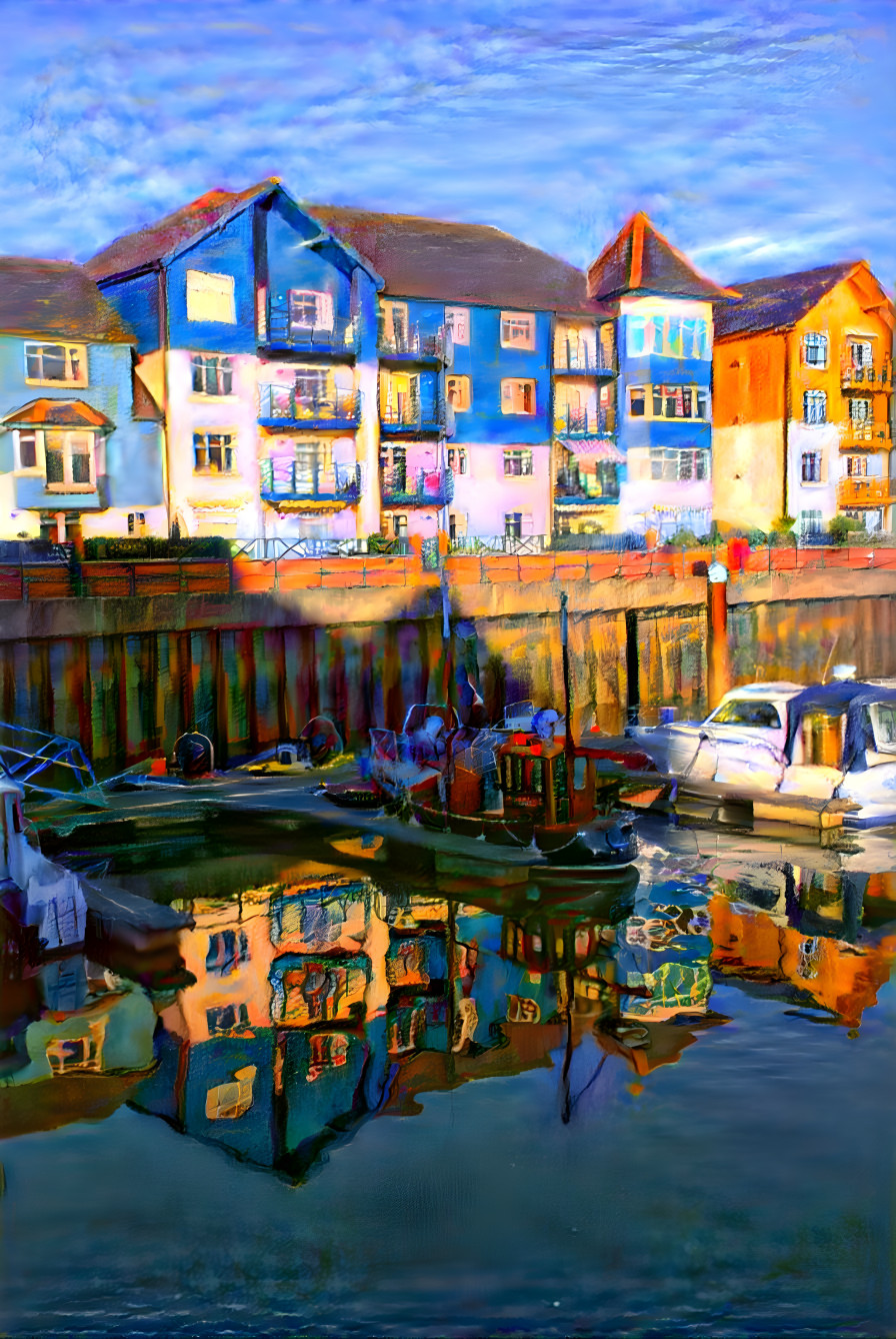 "Harbour Reflections" - by Unreal.