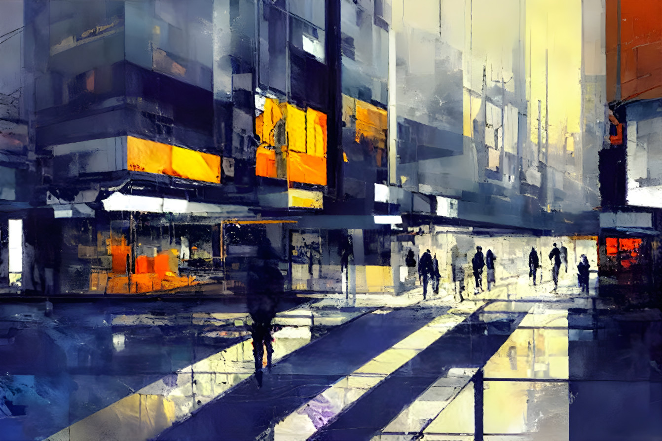 "Urban Impression" - Unreal/AI.