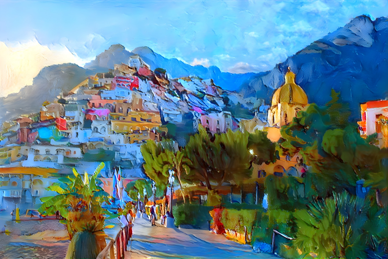 "Positano, Amalfi Coast" - by Unreal.