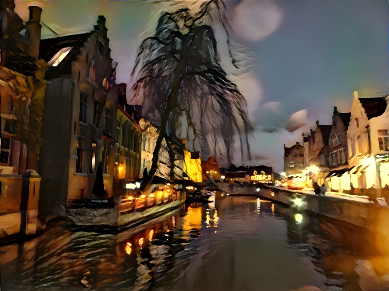 "Bruges at Night" - by Unreal.