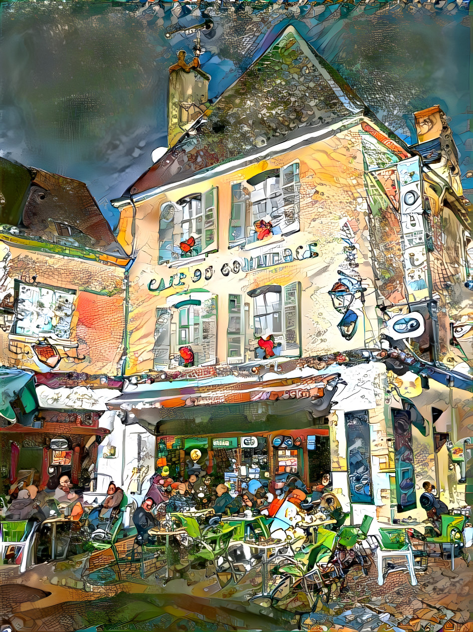 "Café, La Châtre" - by Unreal.