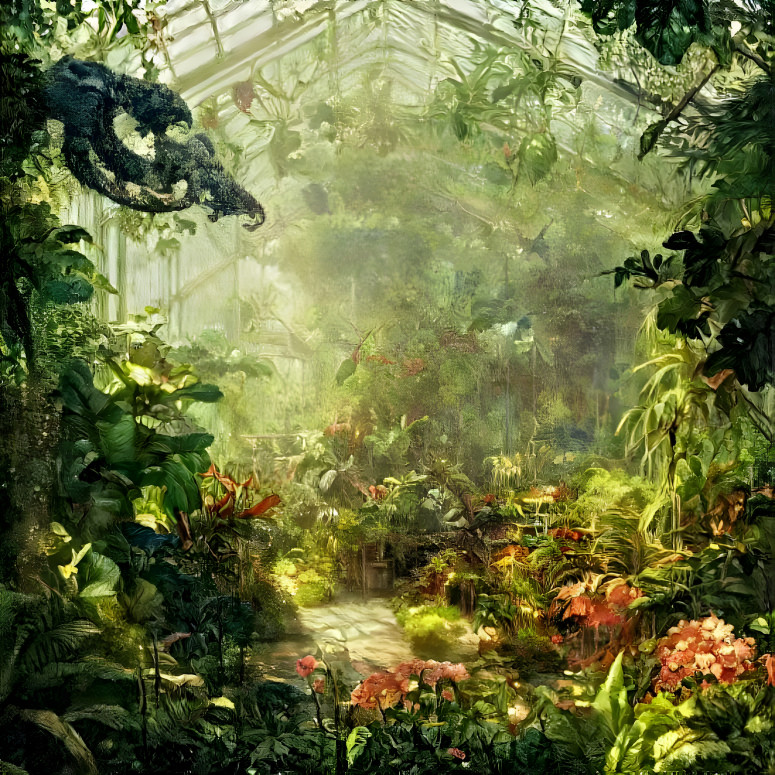 "Splendid Victorian Conservatory" - Unreal/AI.