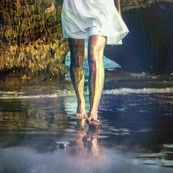 Walking at Low Tide