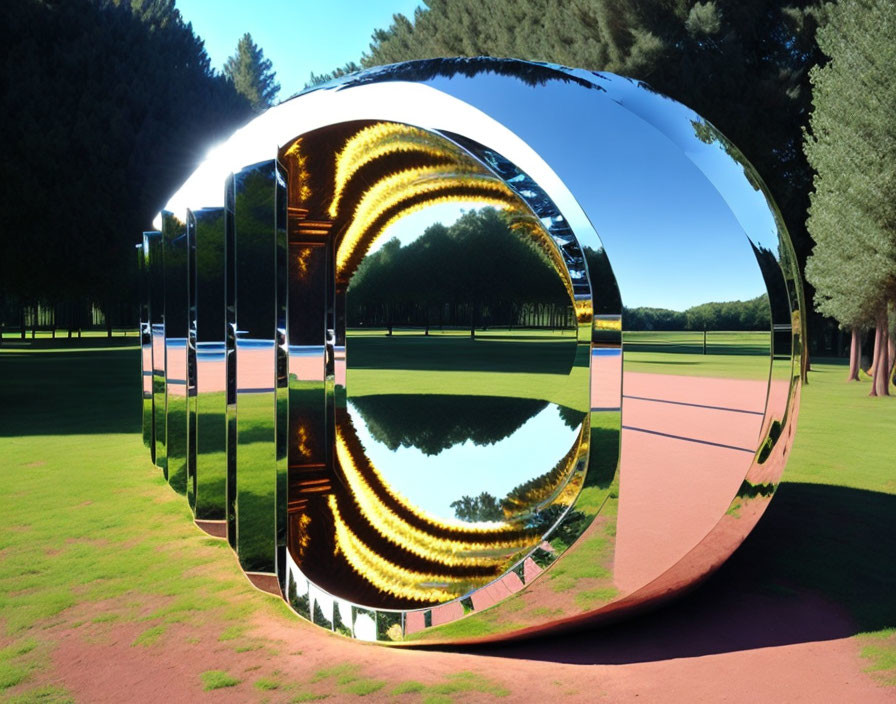 monument made of mirrors