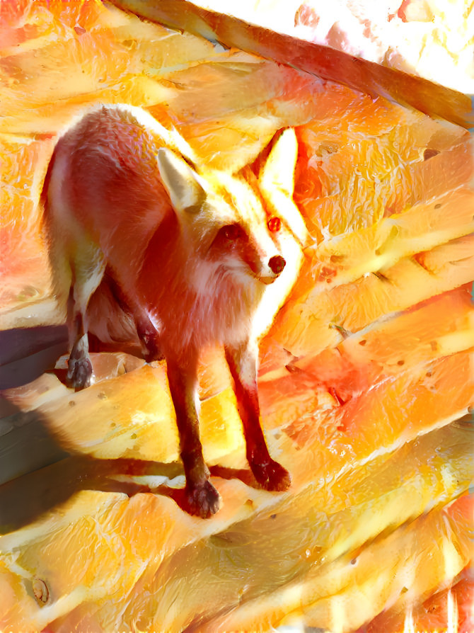 Orange fox