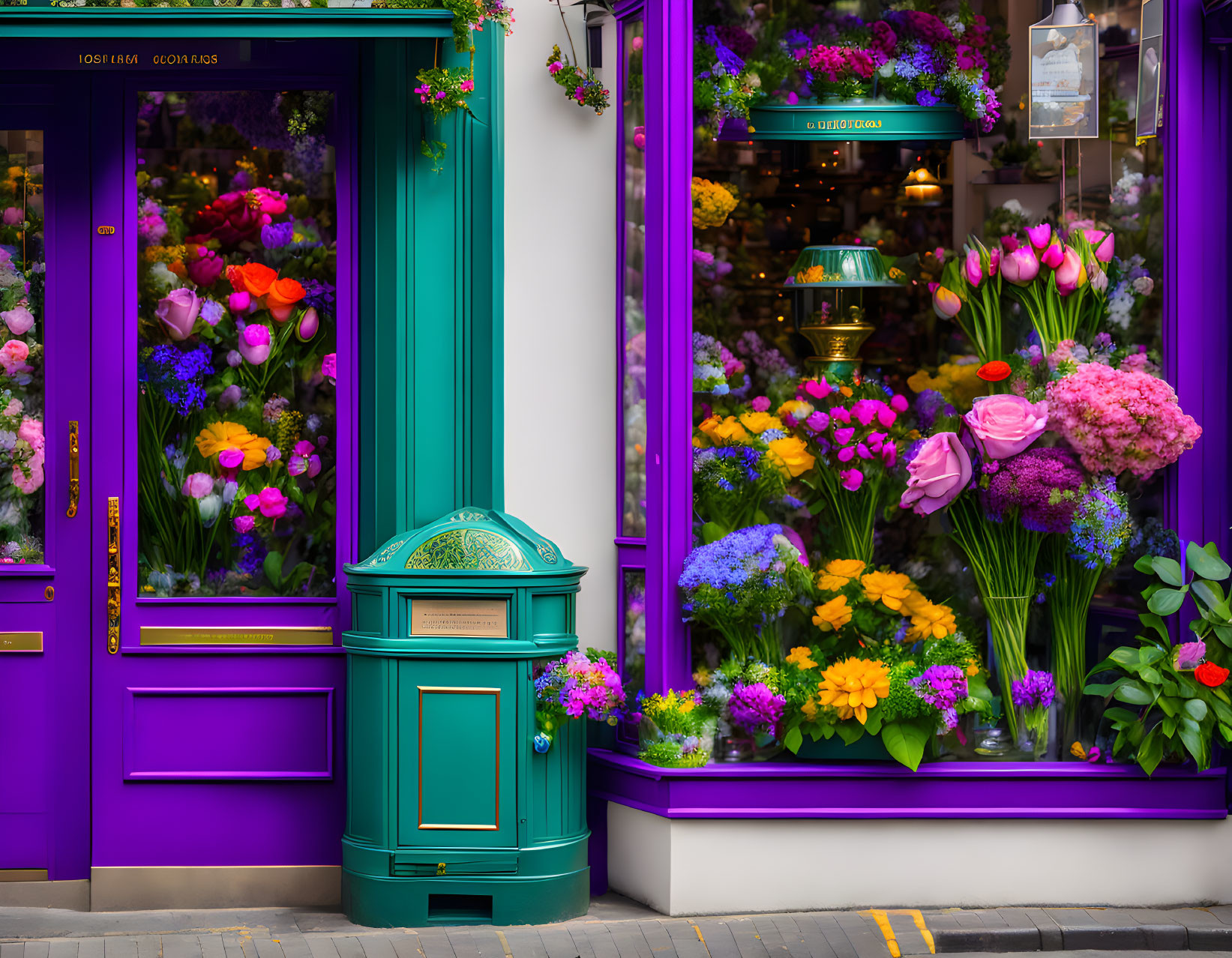 A flower shop 