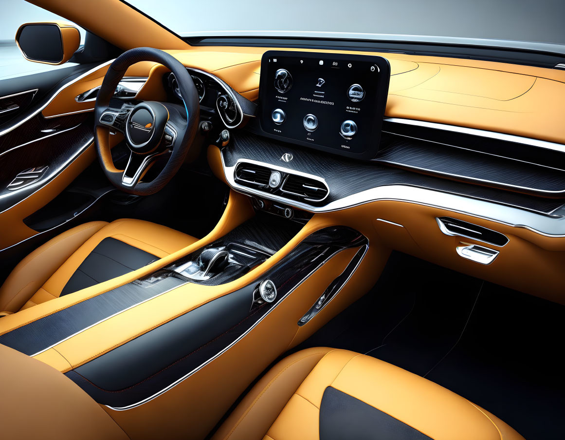 Car interior design 