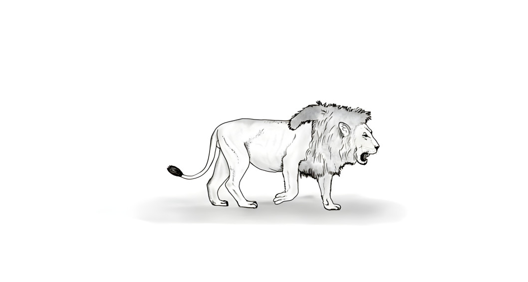 Walking Lion