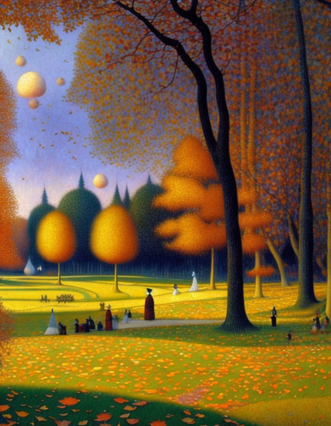 Park in autumn II