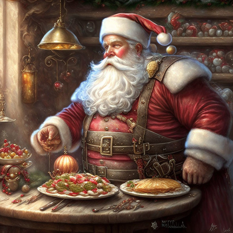 Santa on a diet