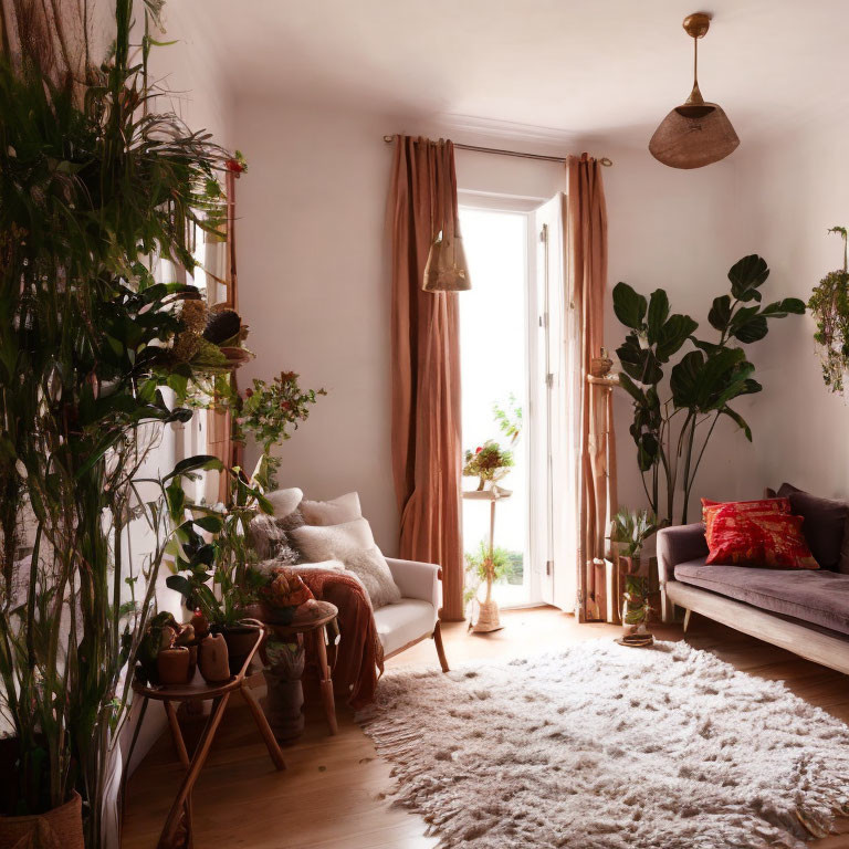 Cozy Living Room with Plush Seating and Warm Lighting