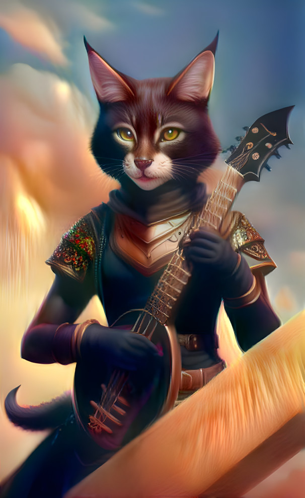 Tabaxi-bard from D&D