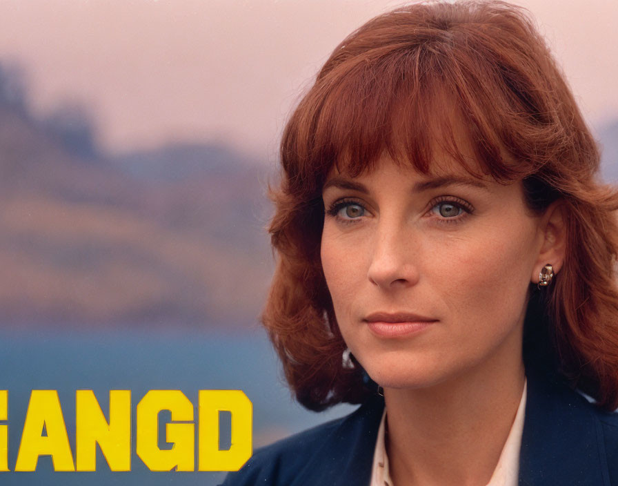 Red-haired woman with subtle makeup and earrings, "CHANGED" in large letters